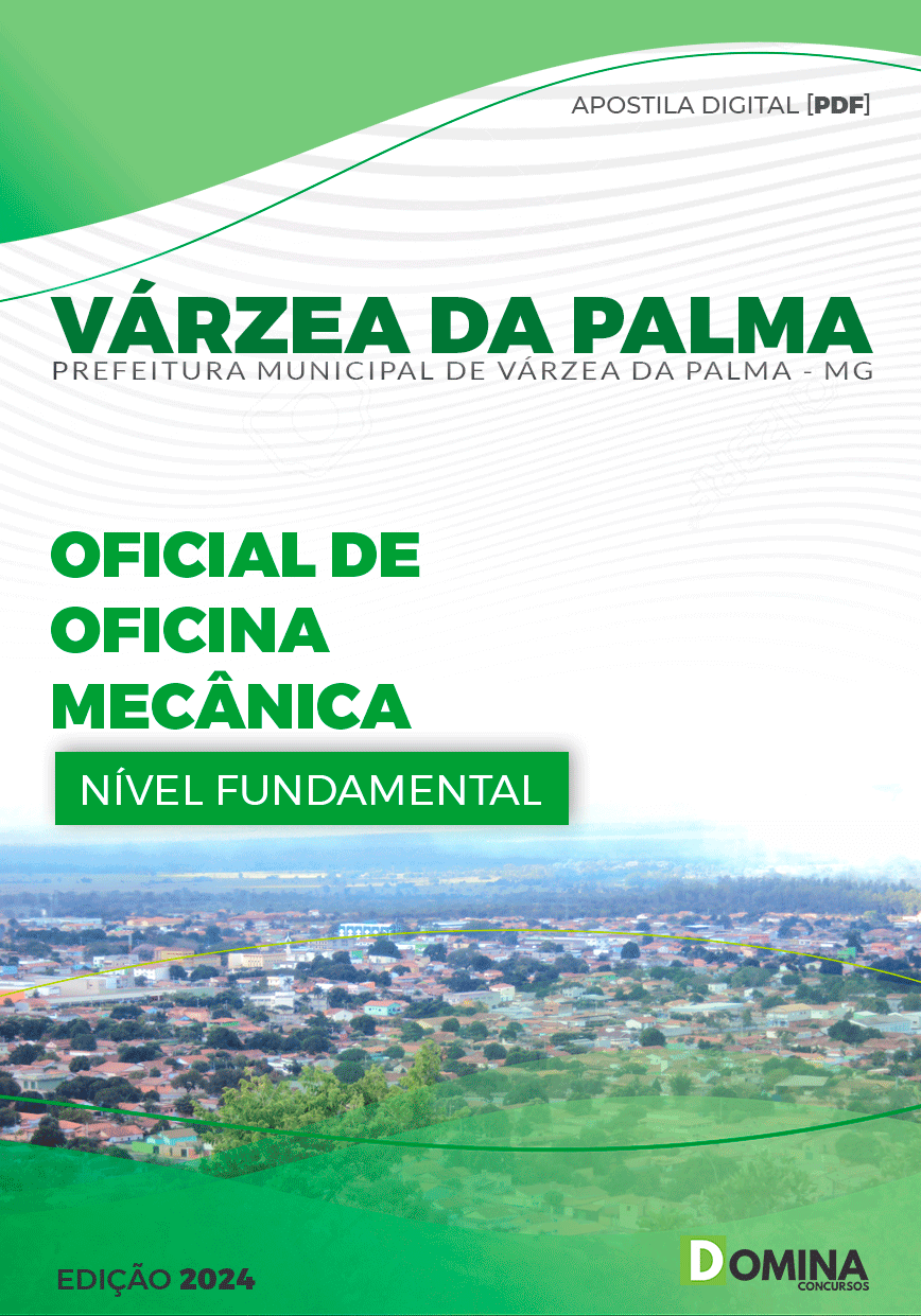 Pref Várzea da Palma MG 2024 Oficial de Oficina Mecânica