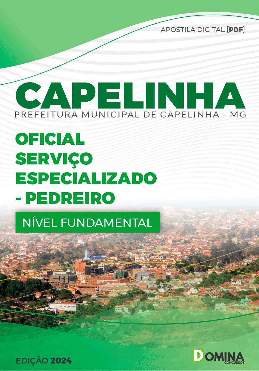 Apostila Pref Capelinha MG 2024 Pedreiro
