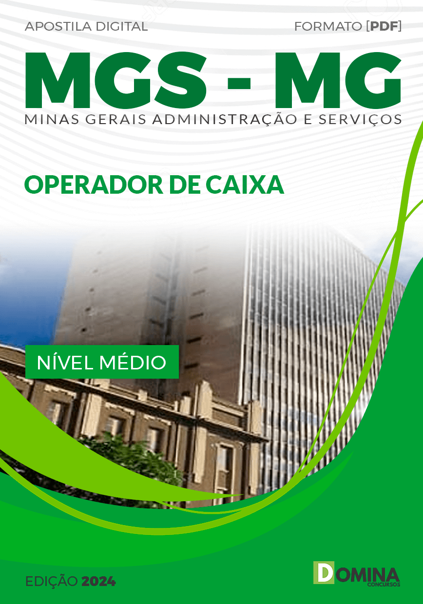 Apostila Concurso MGS MG 2024 Operador Caixa