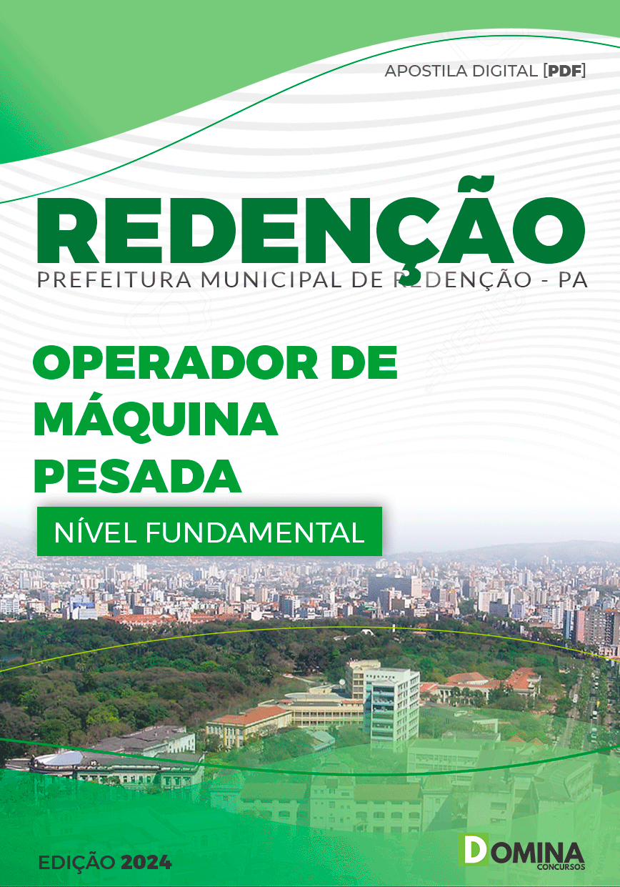 Apostila Pref Redenção PA 2024 Sepultador