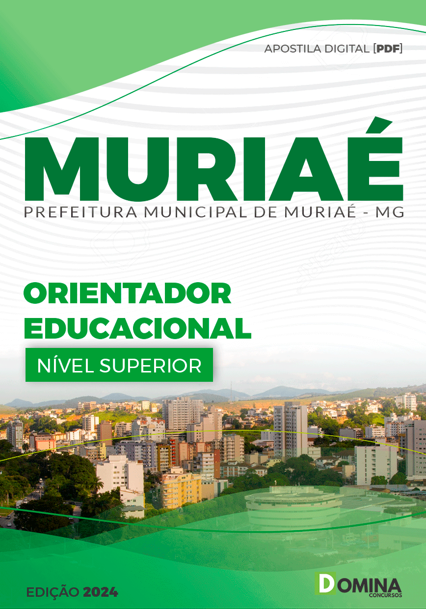 Apostila Pref Muriaé MG 2024 Orientador Educacional