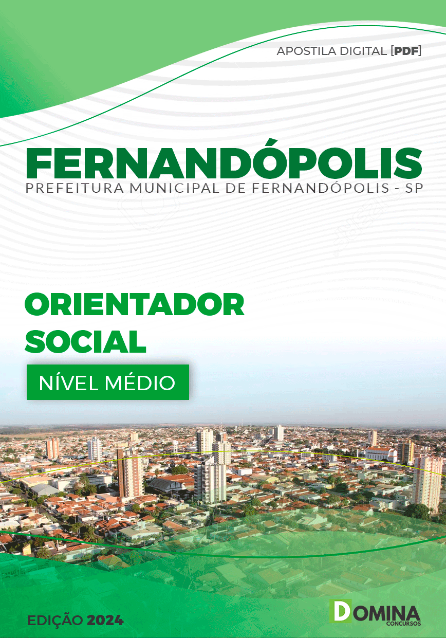Apostila Pref Fernandópolis SP 2024 Orientador Social