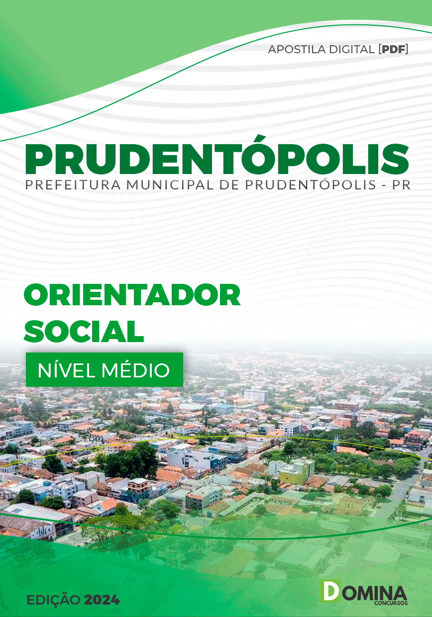 Apostila Pref Prudentópolis PR 2024 Orientador Social