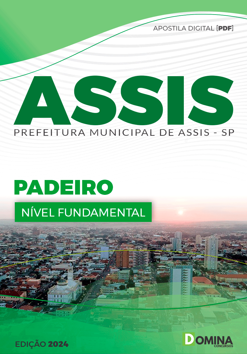 Apostila Concurso Pref Assis SP 2024 Padeiro