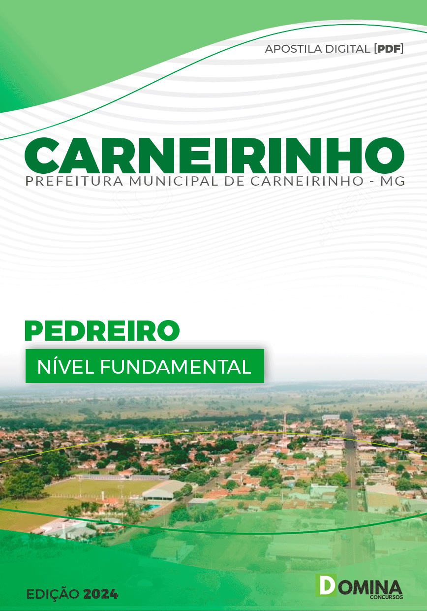 Apostila Pref Carneirinho MG 2024 Pedreiro