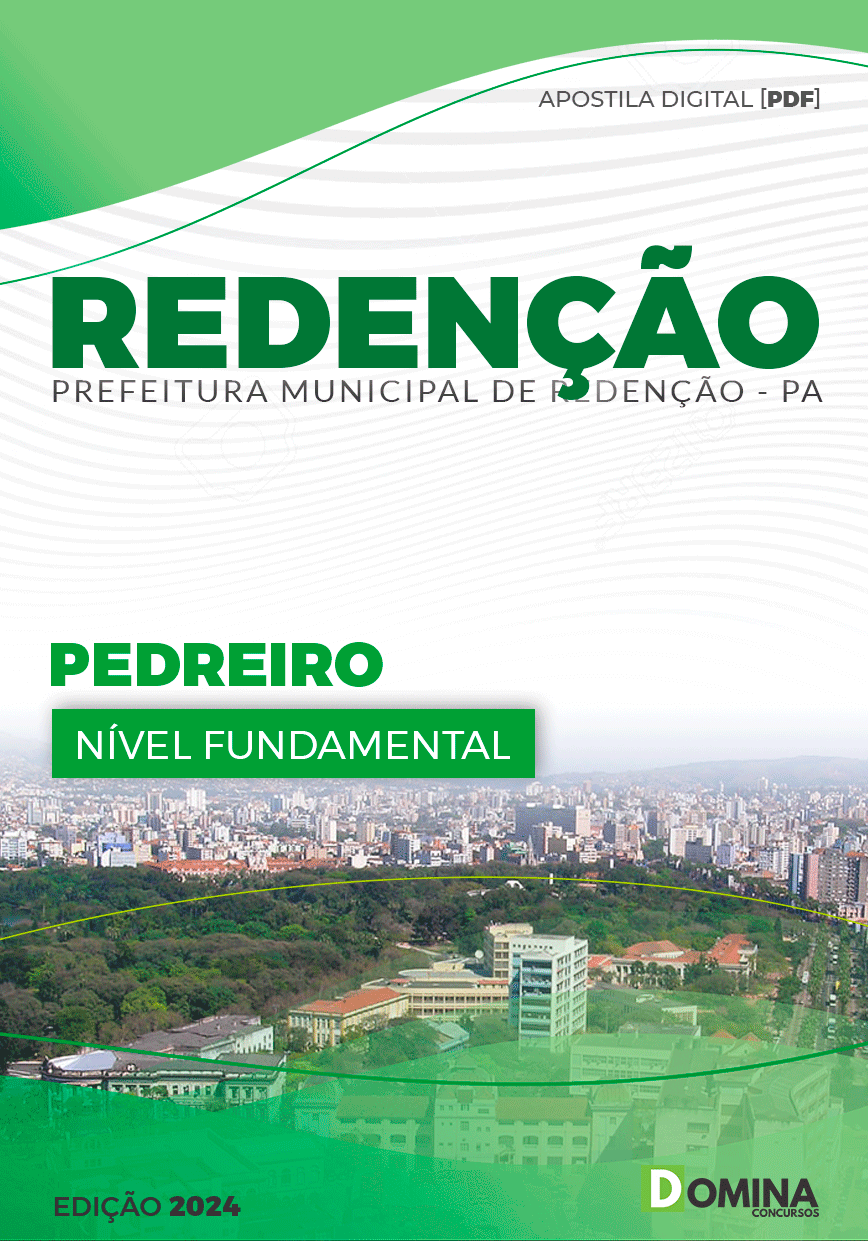 Apostila Pref Redenção PA 2024 Pedreiro