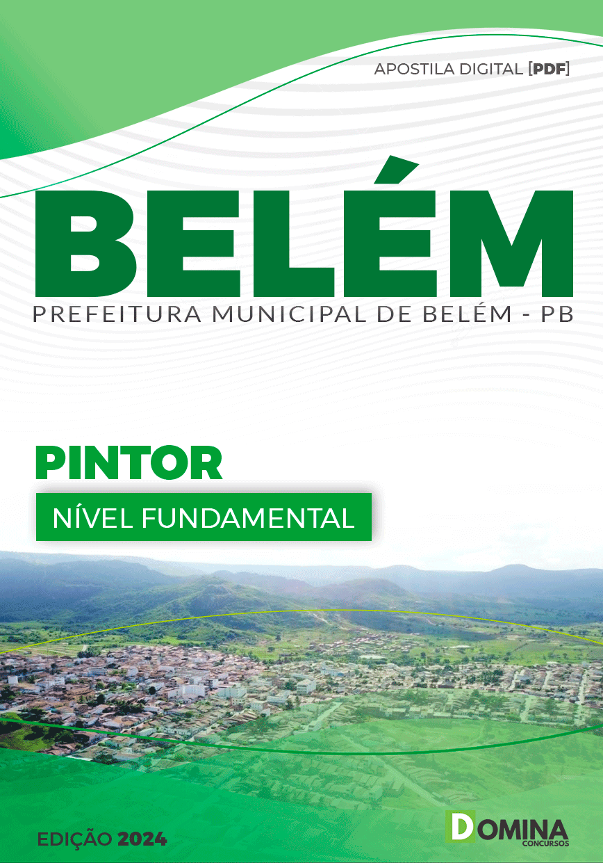 Apostila Pref Belém PB 2024 Pintor