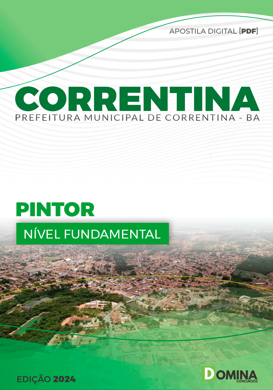 Apostila Pref Correntina BA 2024 Pintor