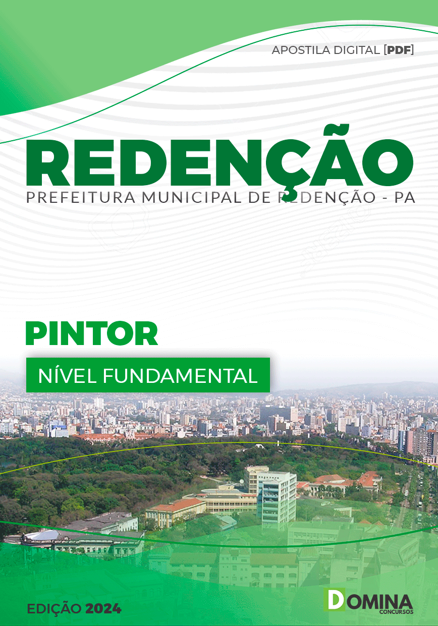 Apostila Pref Redenção PA 2024 Pintor