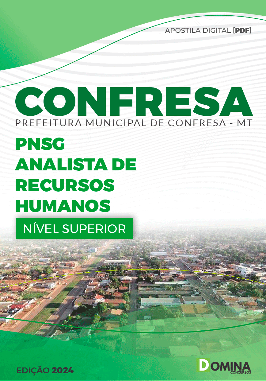 Apostila Pref Confresa MT 2024 Analista de Recursos Humanos