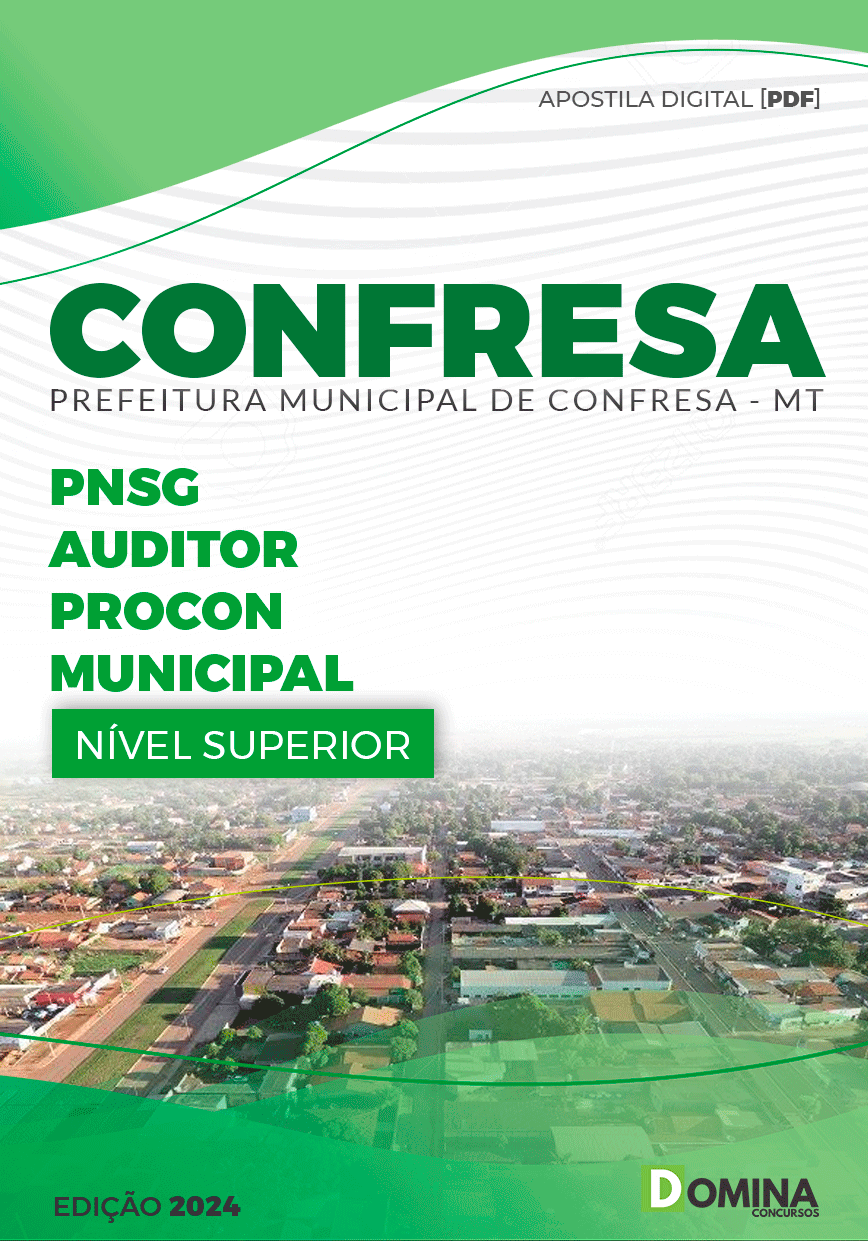 Apostila Pref Confresa MT 2024 Auditor PROCON Municipal