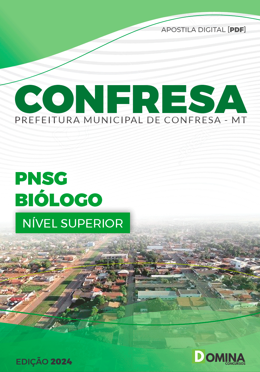 Apostila Pref Confresa MT 2024 Biólogo