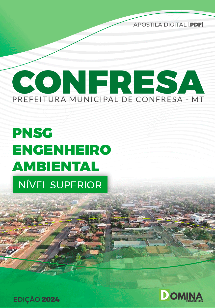 Apostila Pref Confresa MT 2024 Engenheiro Ambiental