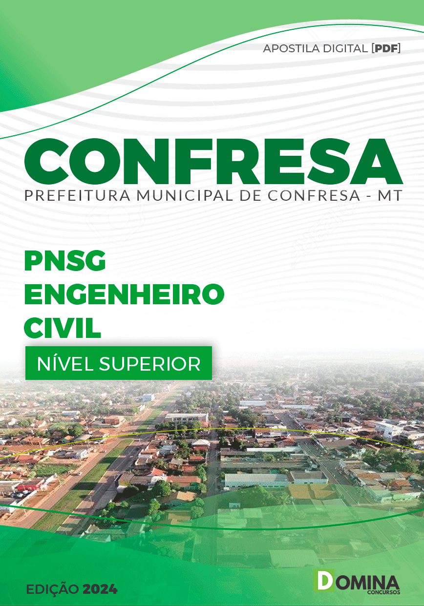 Apostila Pref Confresa MT 2024 Engenheiro Civil