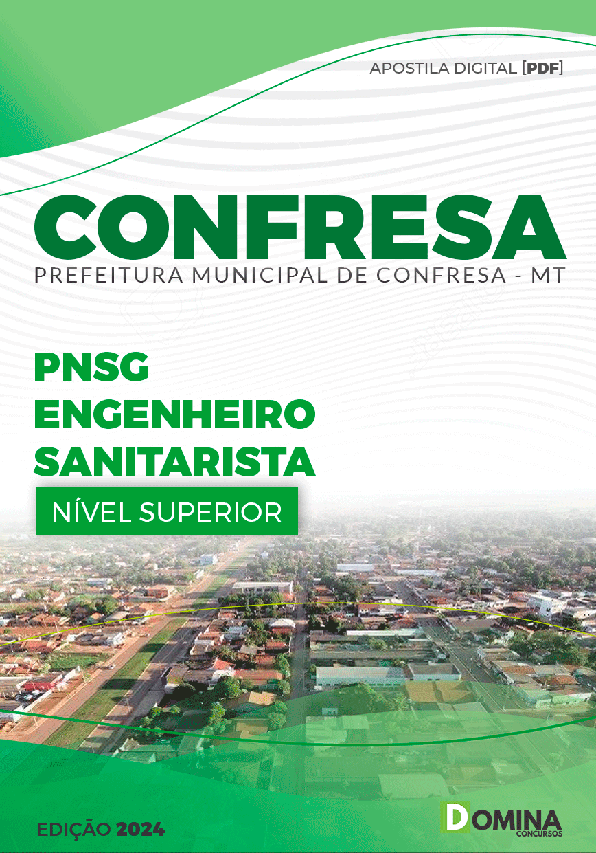 Apostila Pref Confresa MT 2024 Engenheiro Sanitarista