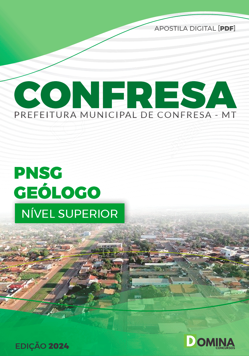 Apostila Pref Confresa MT 2024 Geólogo