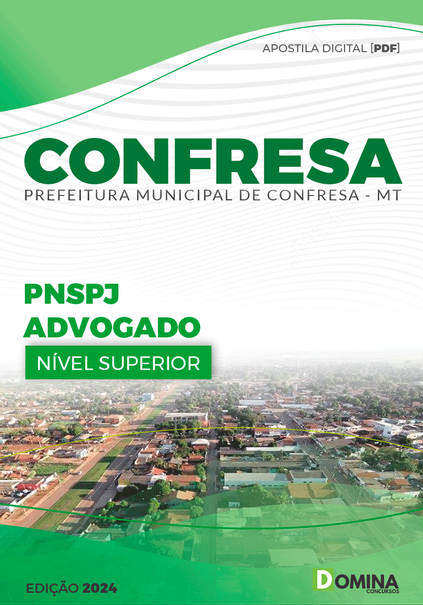 Apostila Pref Confresa MT 2024 Advogado