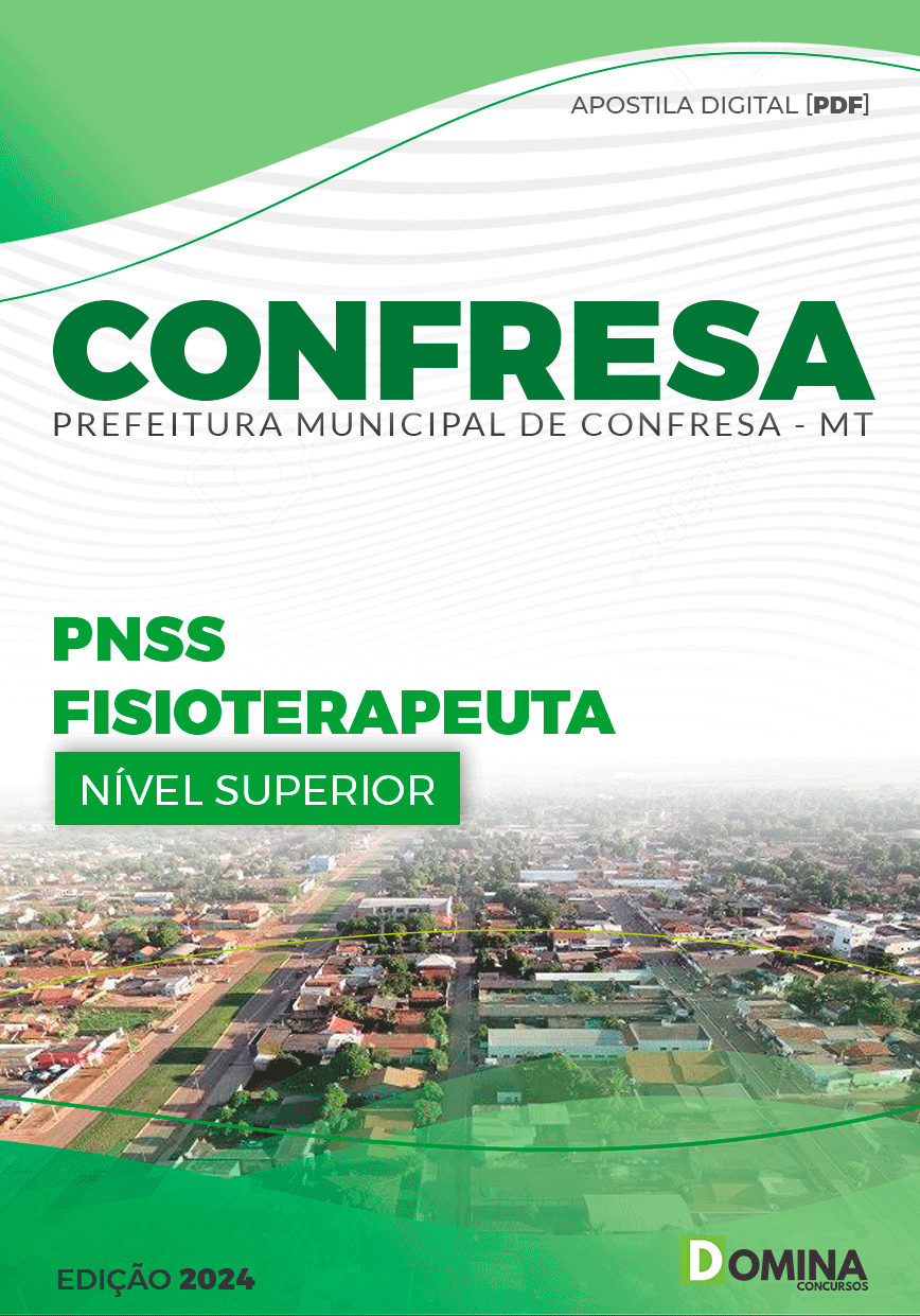 Apostila Pref Confresa MT 2024 Fisioterapeuta