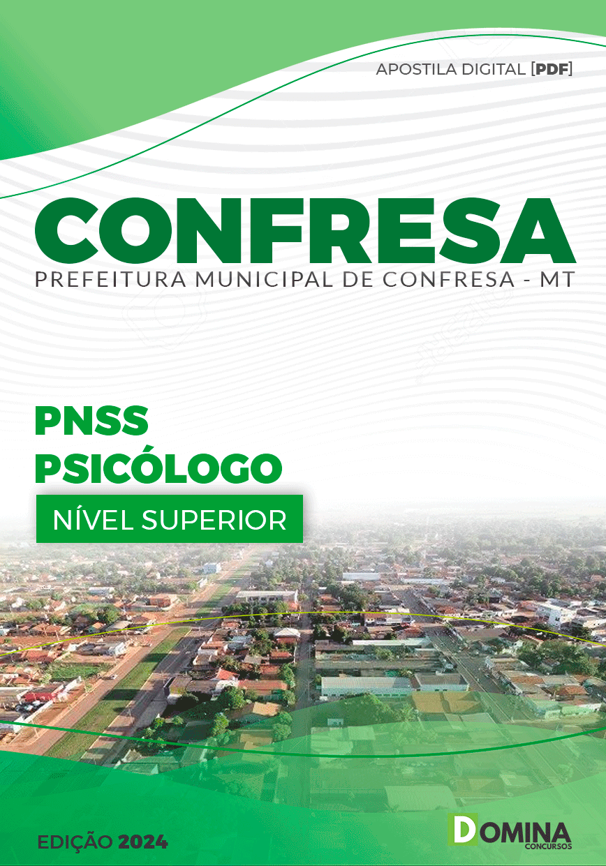 Apostila Pref Confresa MT 2024 Psicólogo