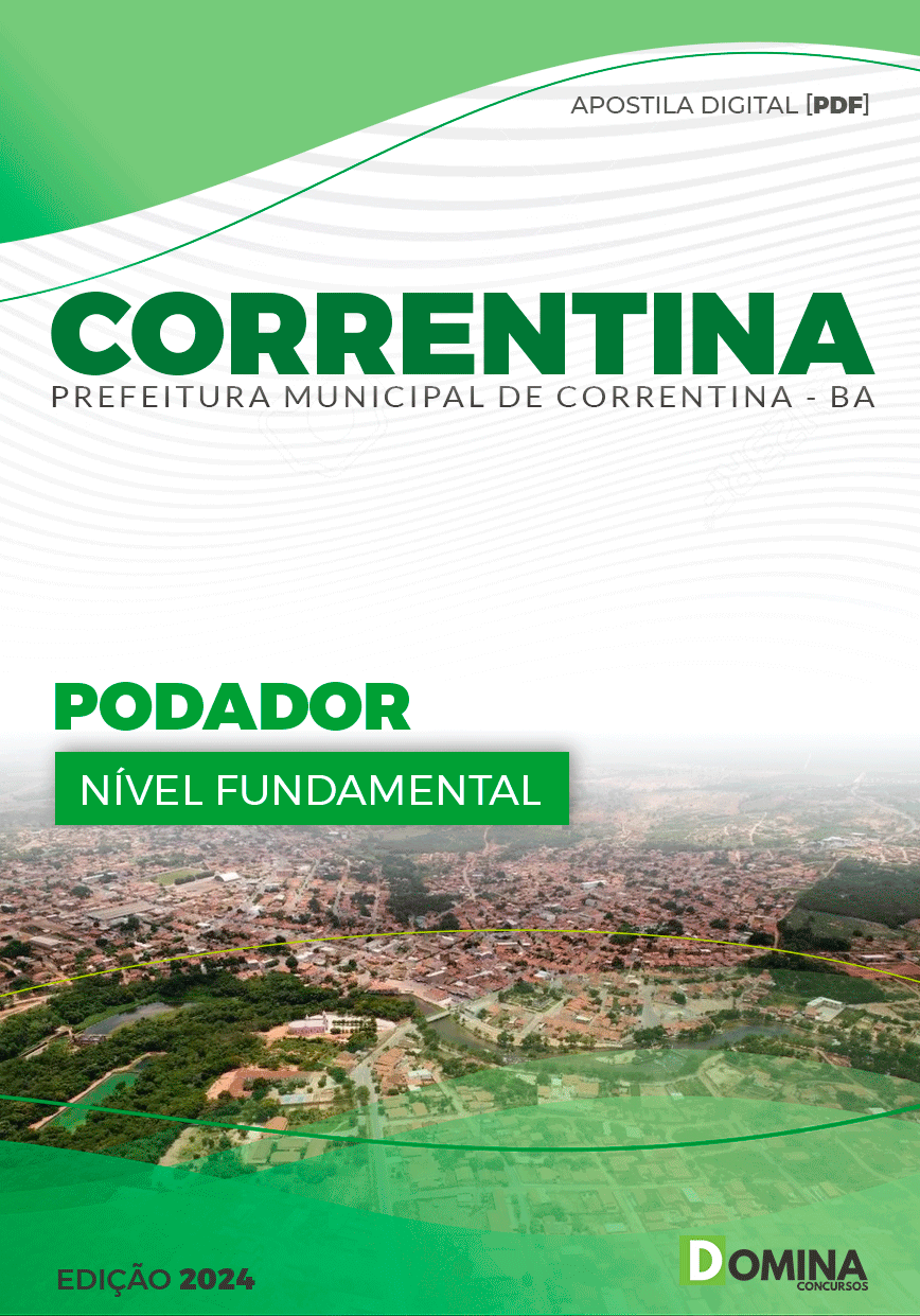Apostila Pref Correntina BA 2024 Podador