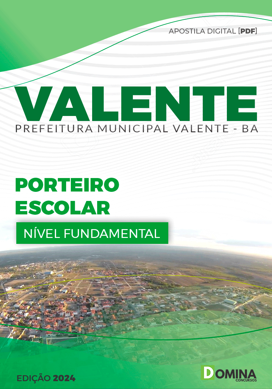 Apostila Pref Valente BA 2024 Porteiro Escolar