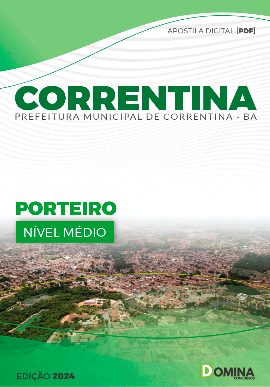 Apostila Pref Correntina BA 2024 Porteiro