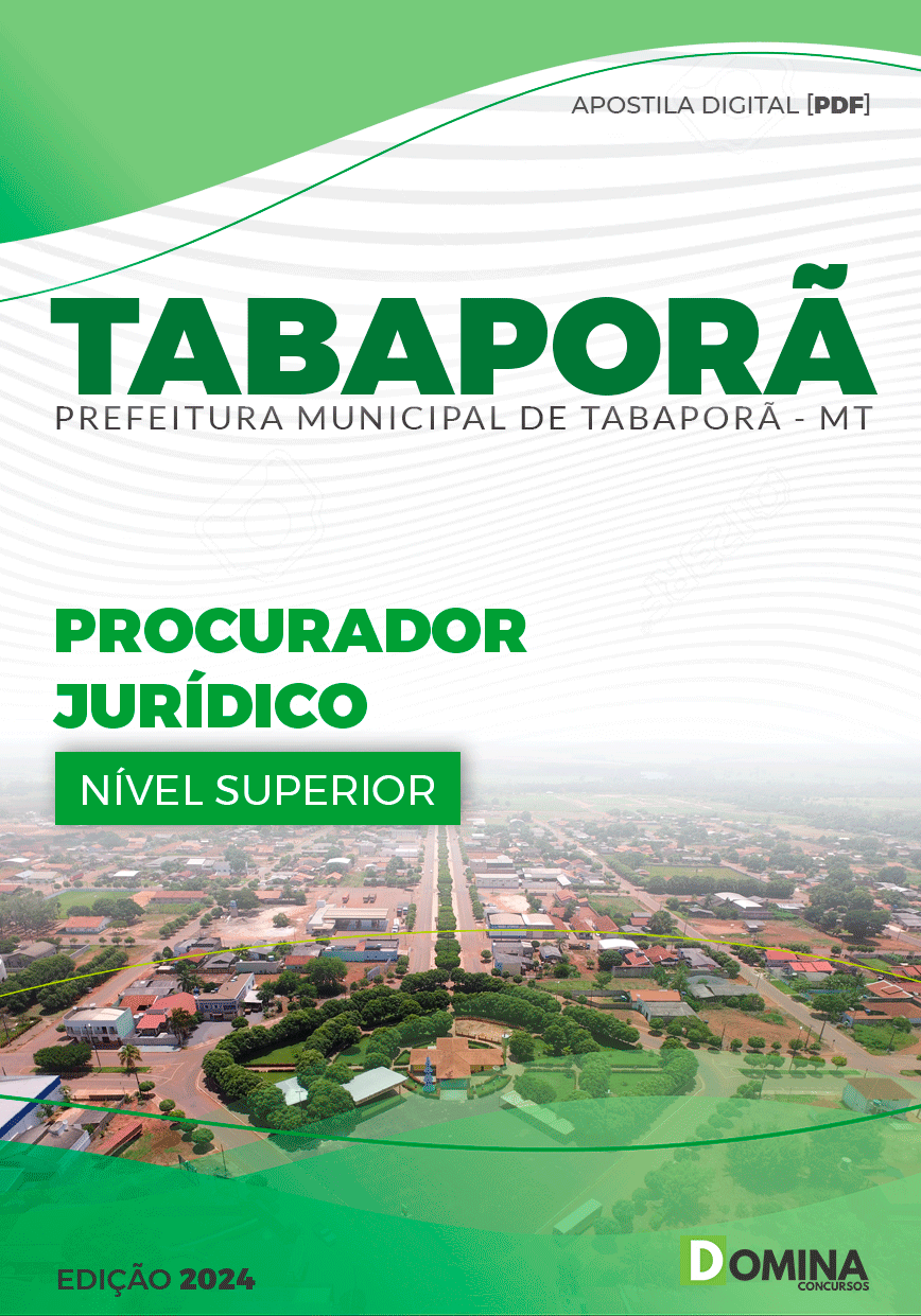 Apostila Pref Tabaporã MT 2024 Procurador Jurídico