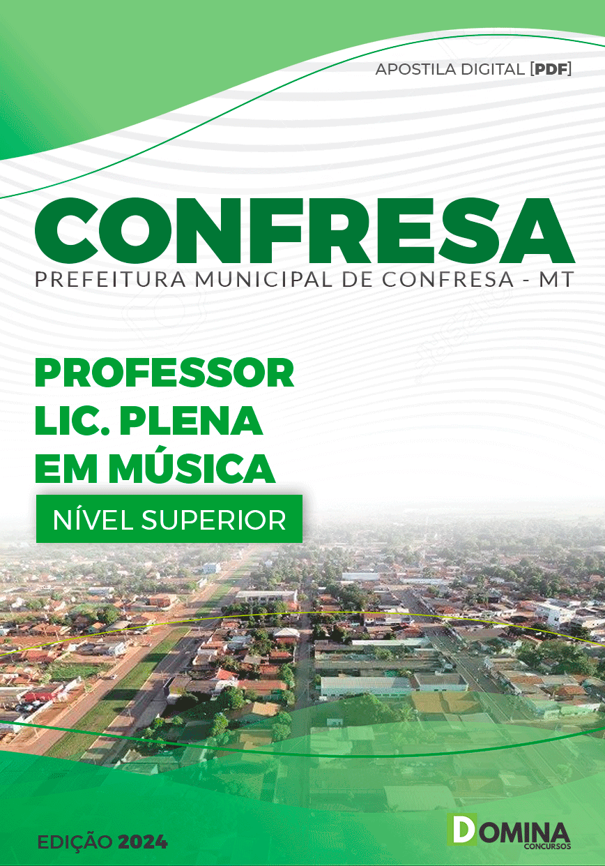 Apostila Pref Confresa MT 2024 Professor de Música