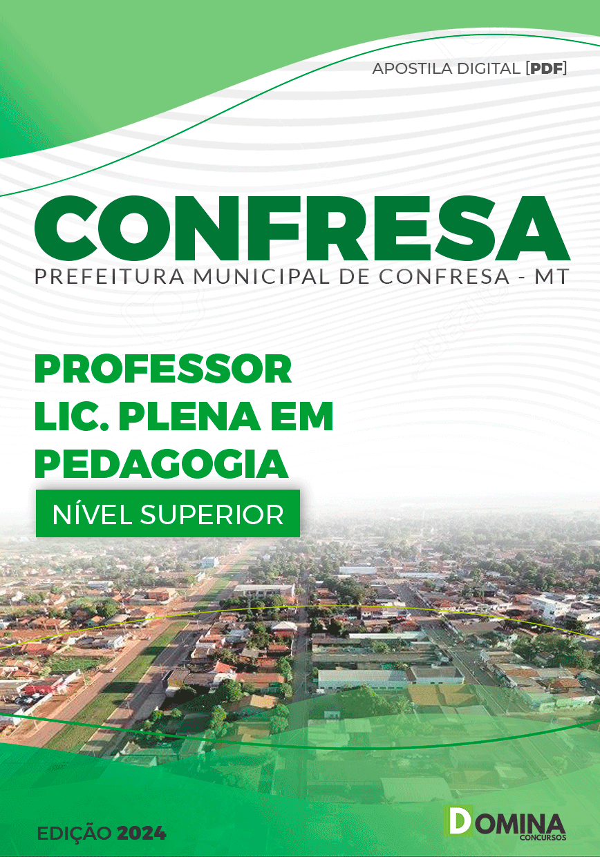 Apostila Pref Confresa MT 2024 Professor de Pedagogia