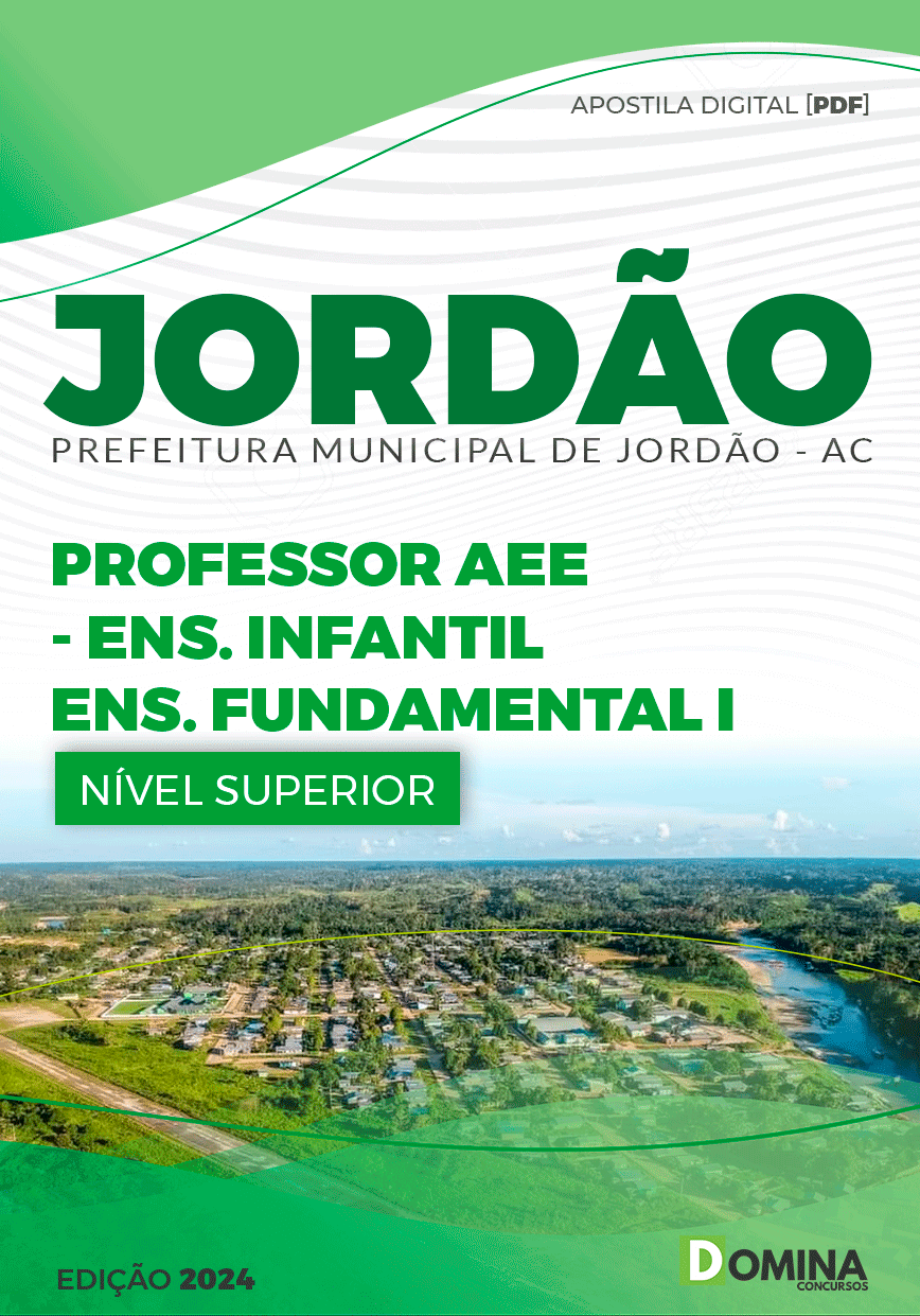 Apostila Pref Jordão AC 2024 Professor de AEE Infantil