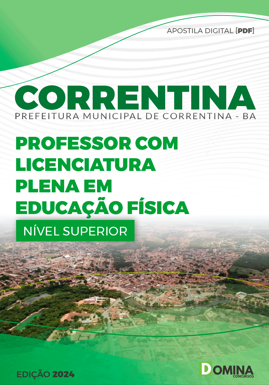 Apostila Pref Correntina BA 2024 Professor Educação Física