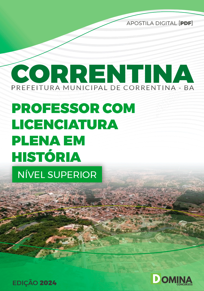 Apostila Pref Correntina BA 2024 Professor História