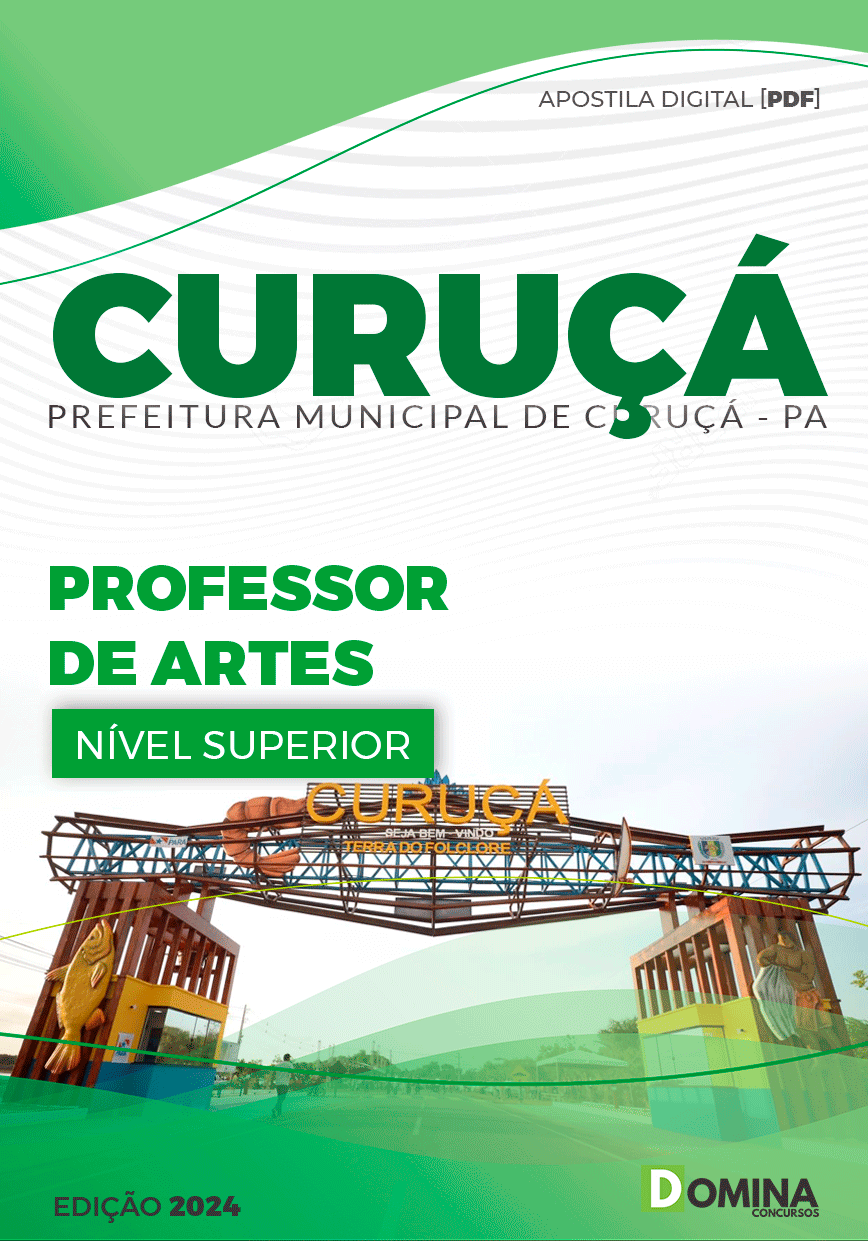 Apostila Pref Curuçá PA 2024 Professor de Artes