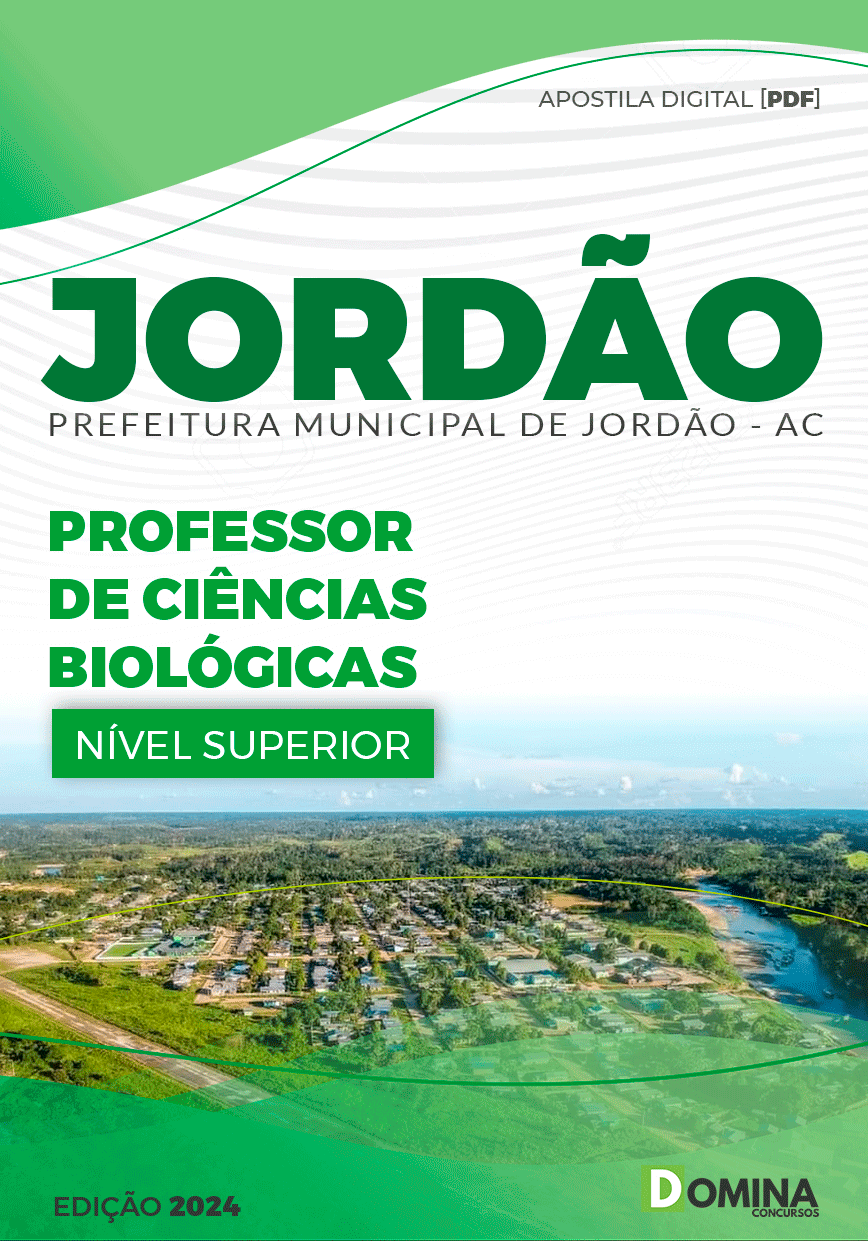 Apostila Pref Jordão AC 2024 Professor de Ciências Biológicas