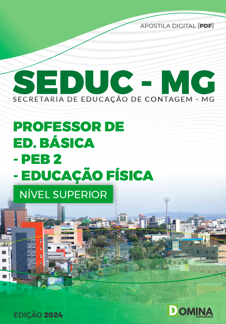 Apostila Pref Contagem MG 2024 Professor II Educação Física