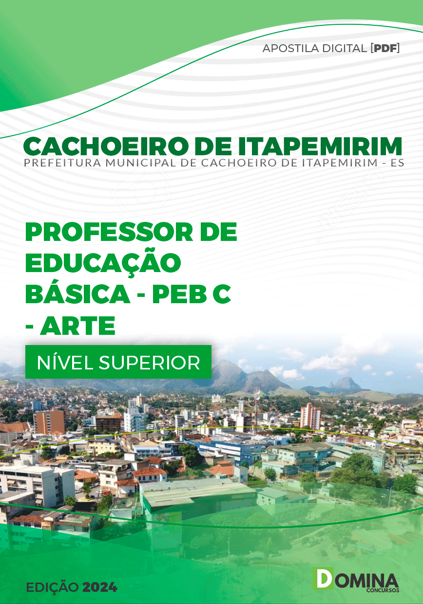 Pref Cachoeiro de Itapemirim ES 2024 Professor Arte