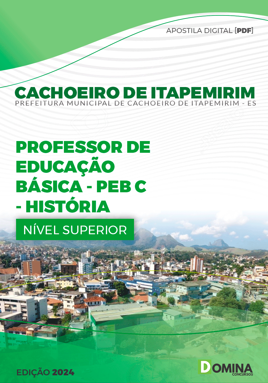 Pref Cachoeiro de Itapemirim ES 2024 Professor História