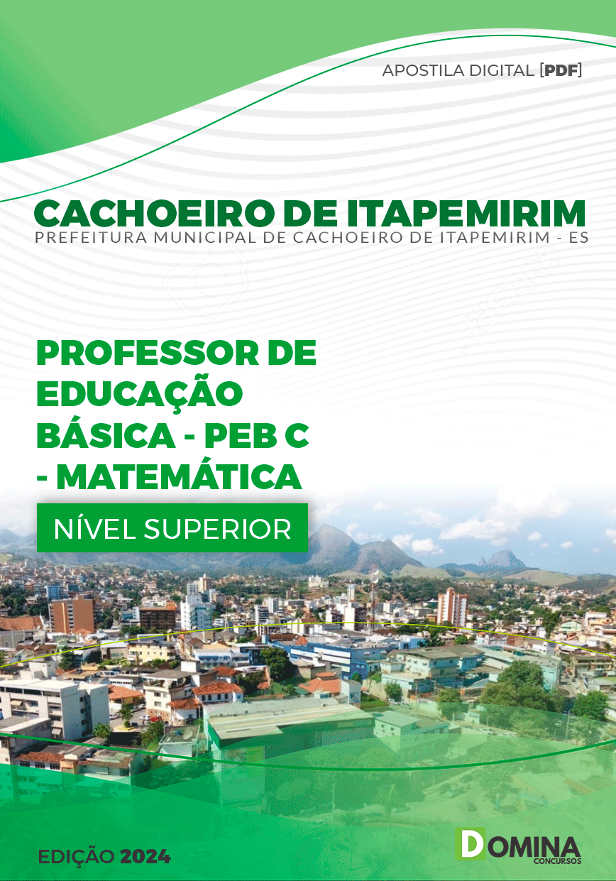Pref Cachoeiro de Itapemirim ES 2024 Professor Matemática