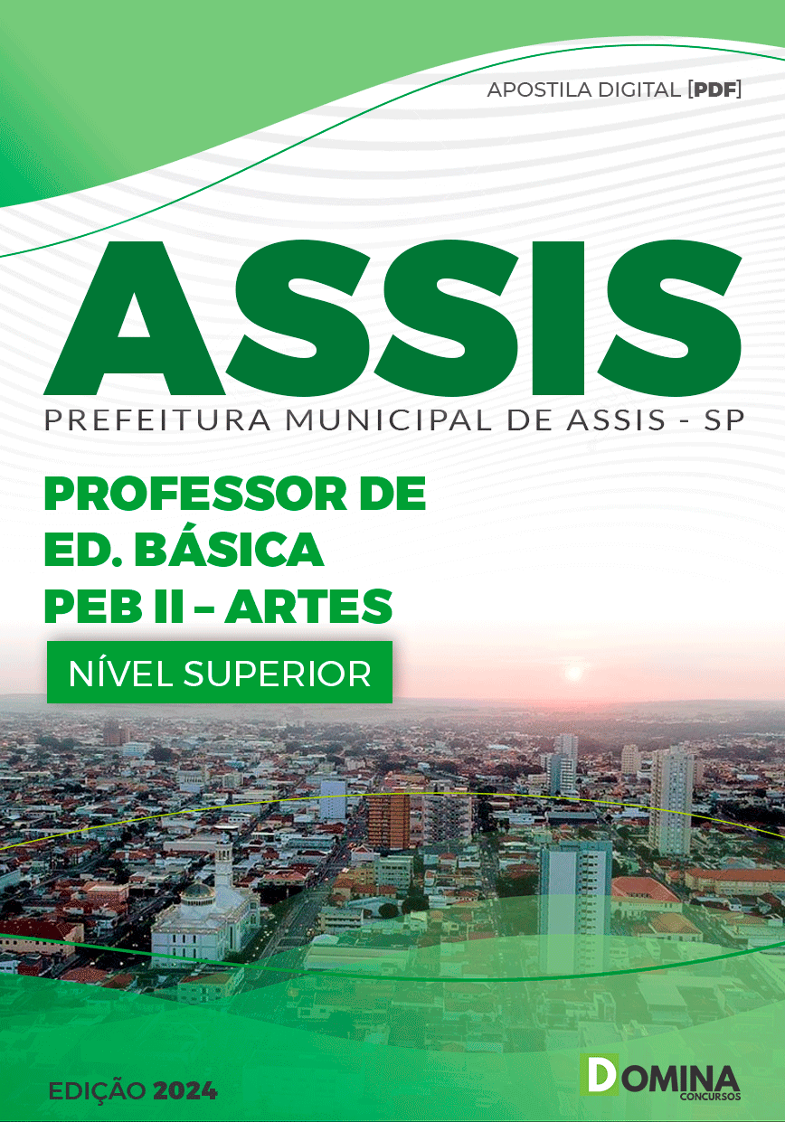 Apostila Concurso Pref Assis SP 2024 Professor Artes