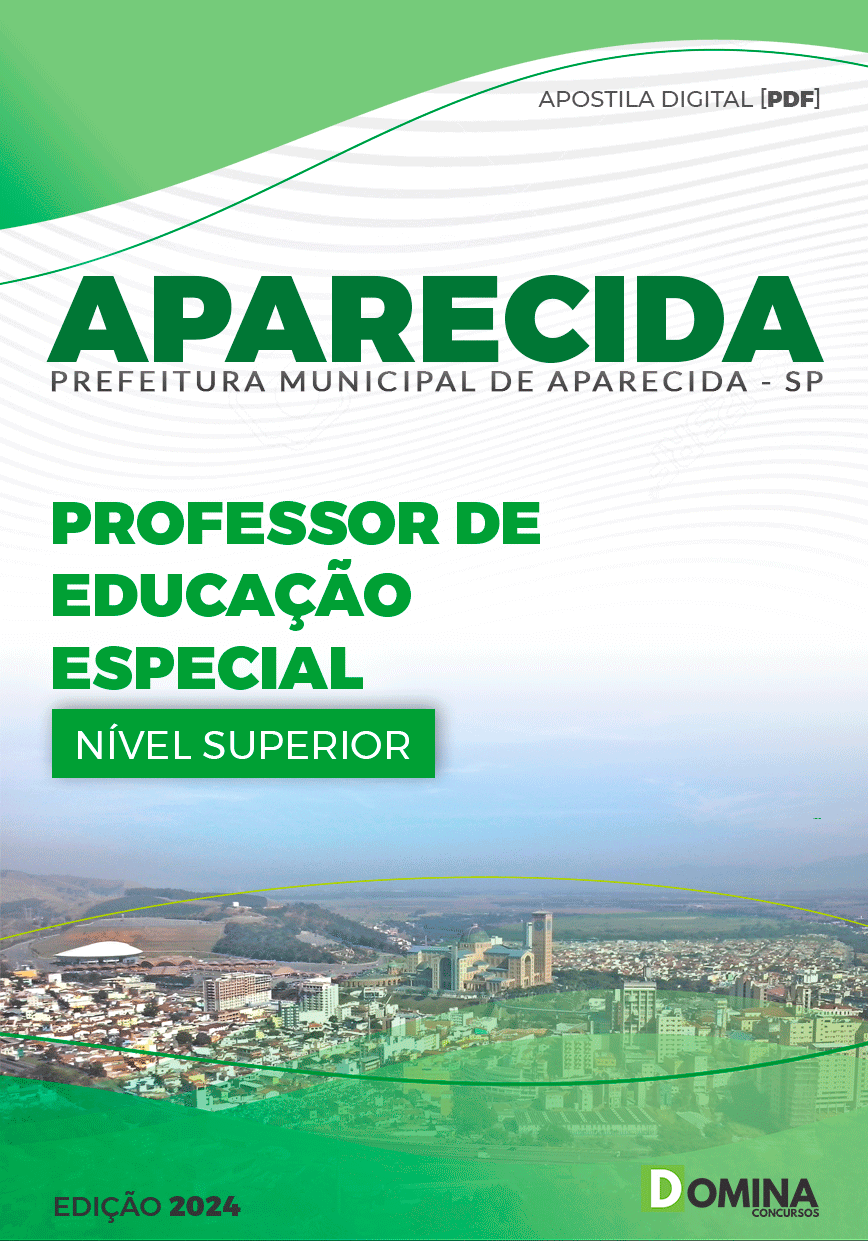 Apostila Pref Aparecida SP 2024 Professor de Educação Especial