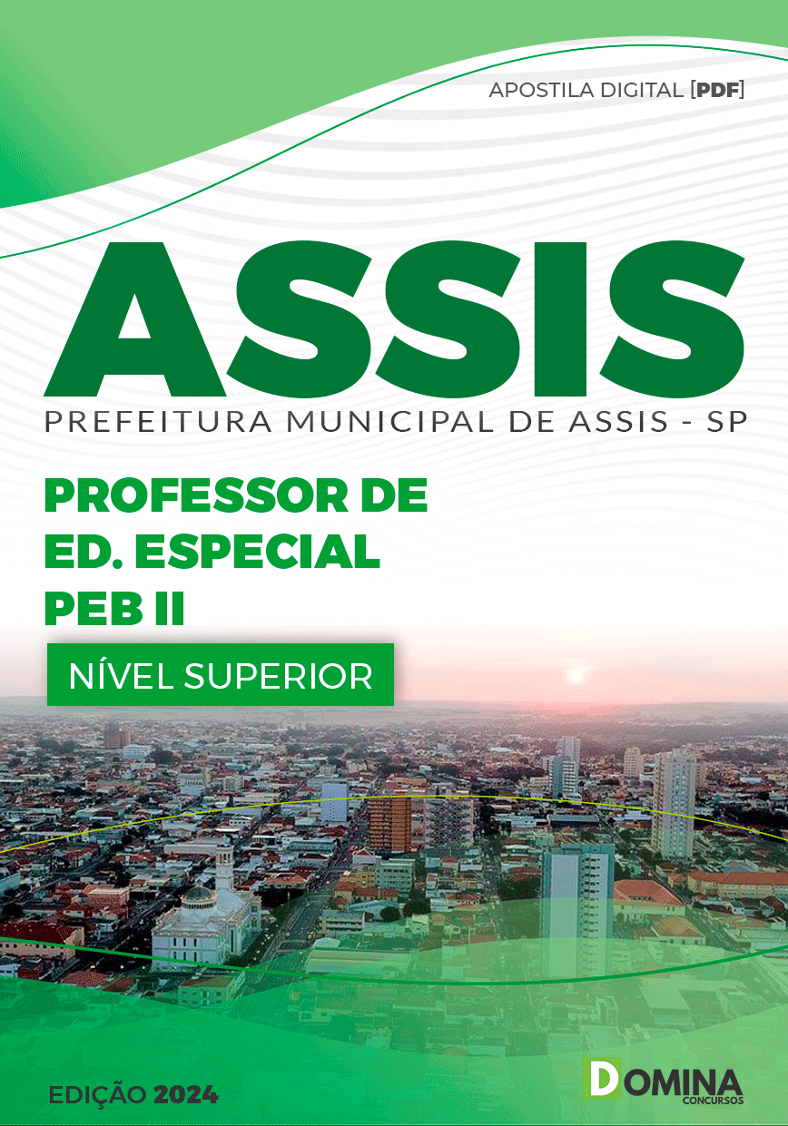 Apostila Concurso Pref Assis SP 2024 Profissional Educação Especial