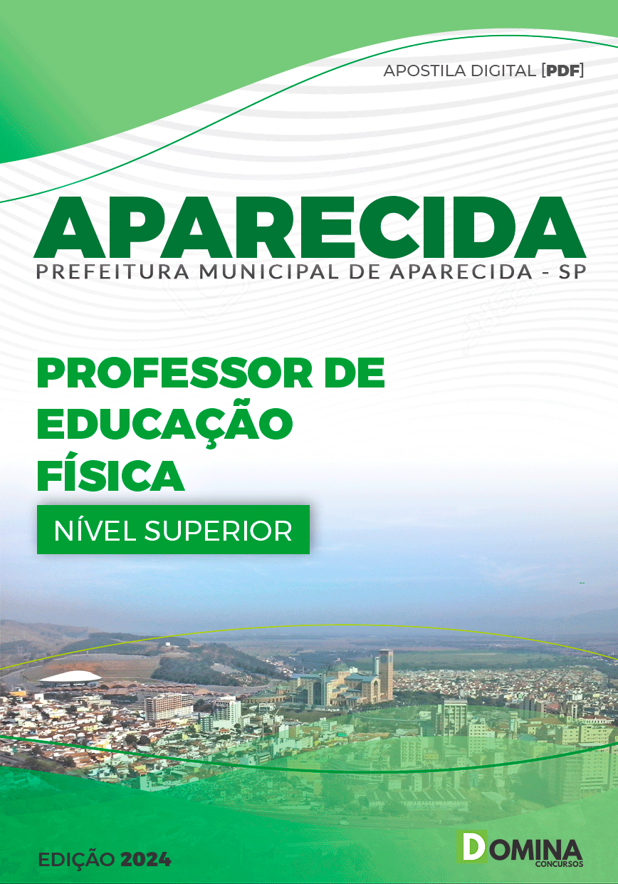 Apostila Pref Aparecida SP 2024 Professor de Educação Física
