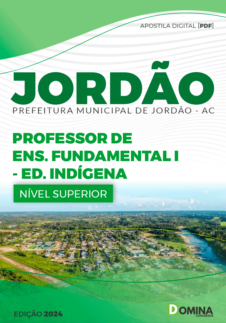 Apostila Pref Jordão AC 2024 Professor de Educação Indígena