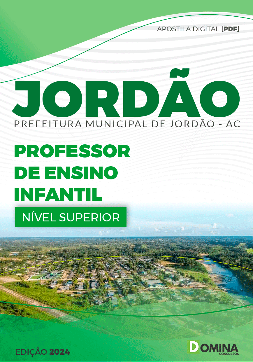Apostila Pref Jordão AC 2024 Professor de Ensino Infantil