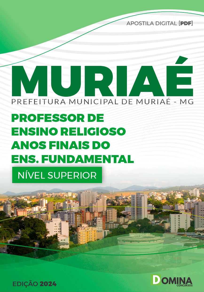 Apostila Pref Muriaé MG 2024 Professor Ensino Religioso