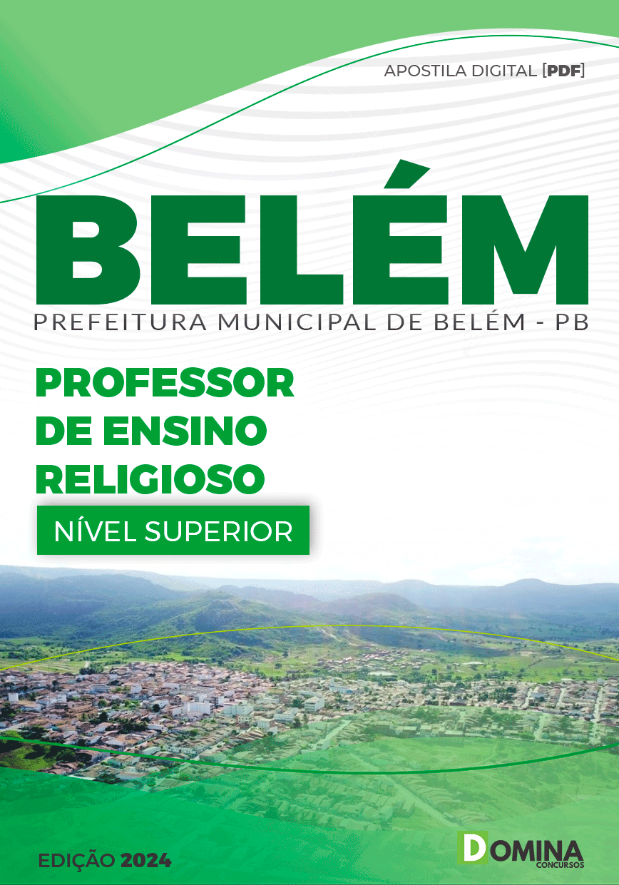 Apostila Pref Belém PB 2024 Professor de Ensino Religioso