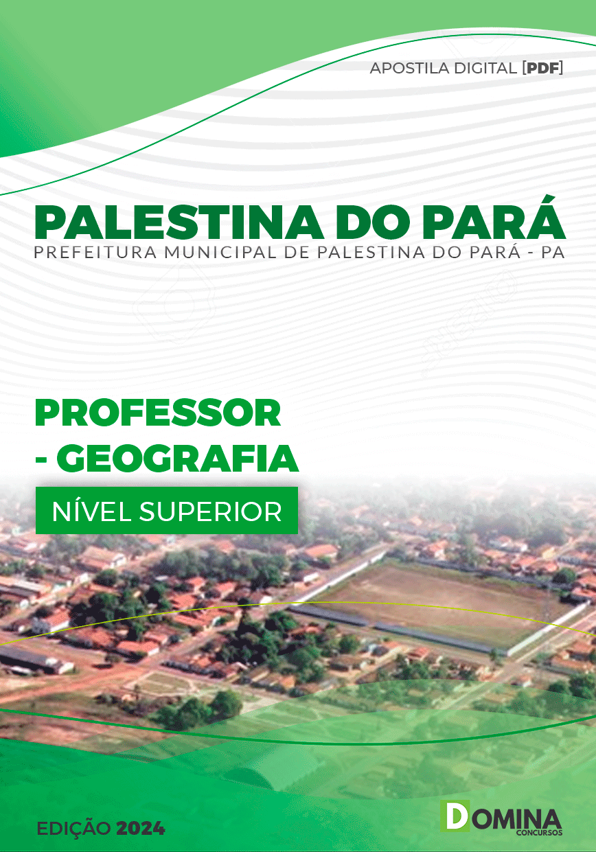 Apostila Pref Palestina PA 224 Professor Geografia
