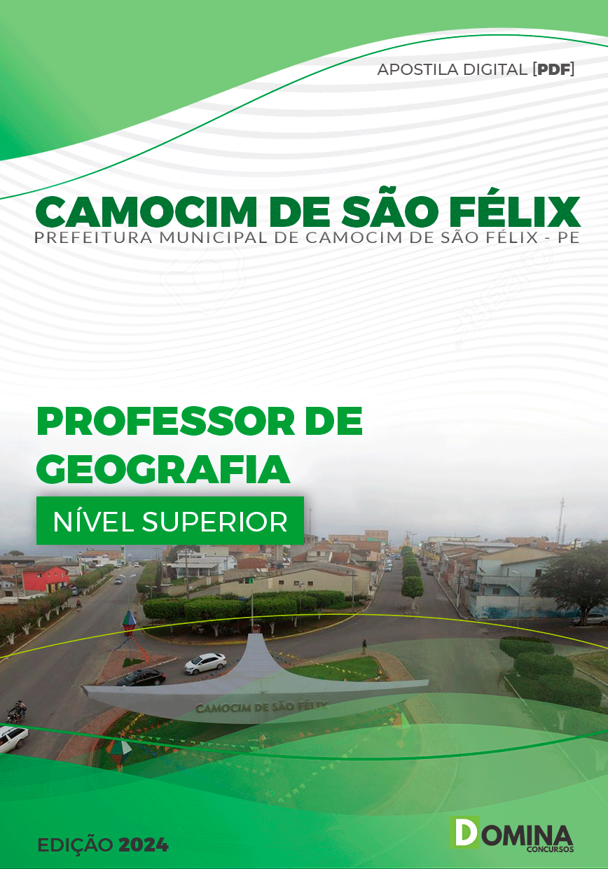 Pref Camocim São Félix PE 2024 Professor de Geografia