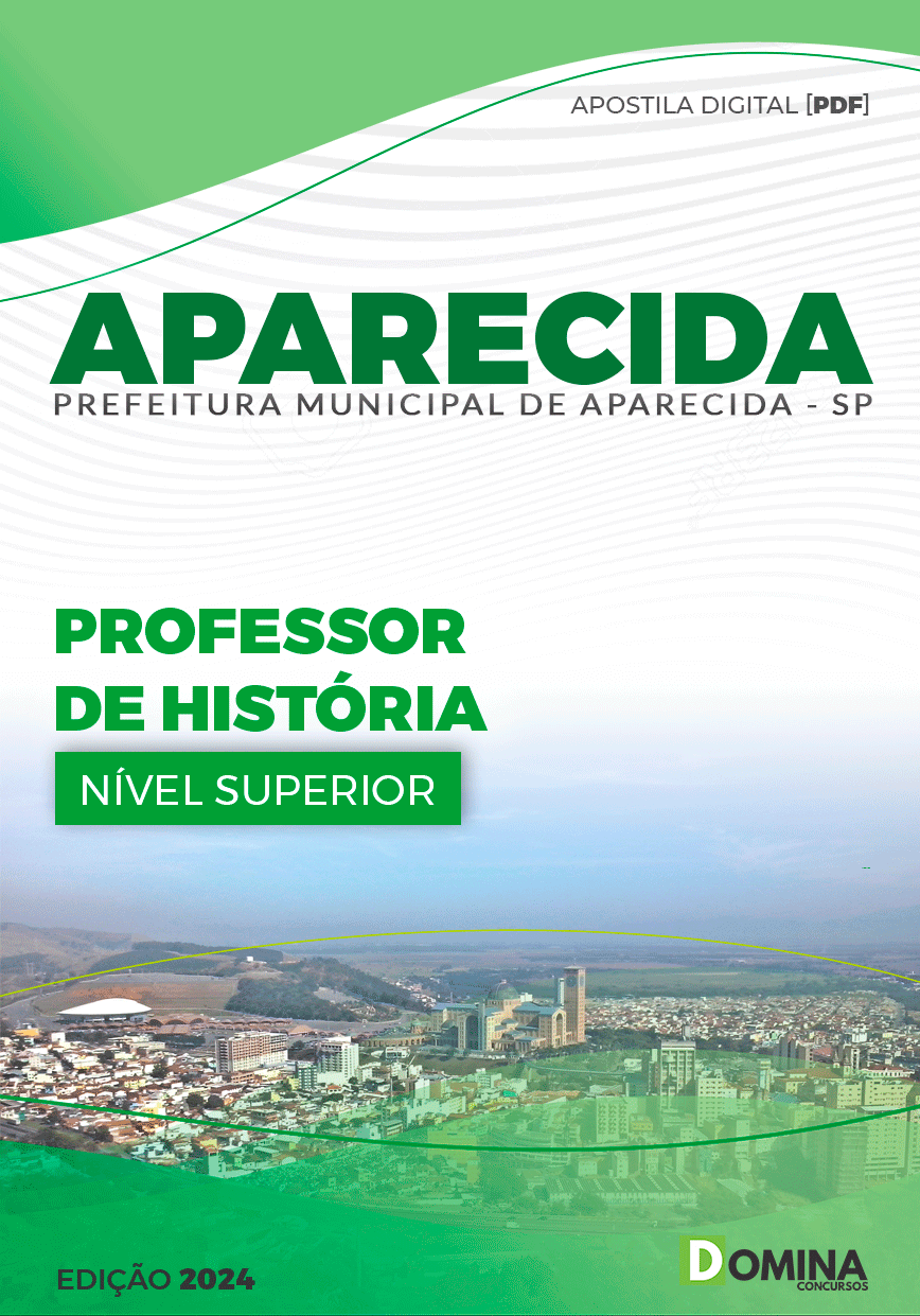 Apostila Pref Aparecida SP 2024 Professor de História