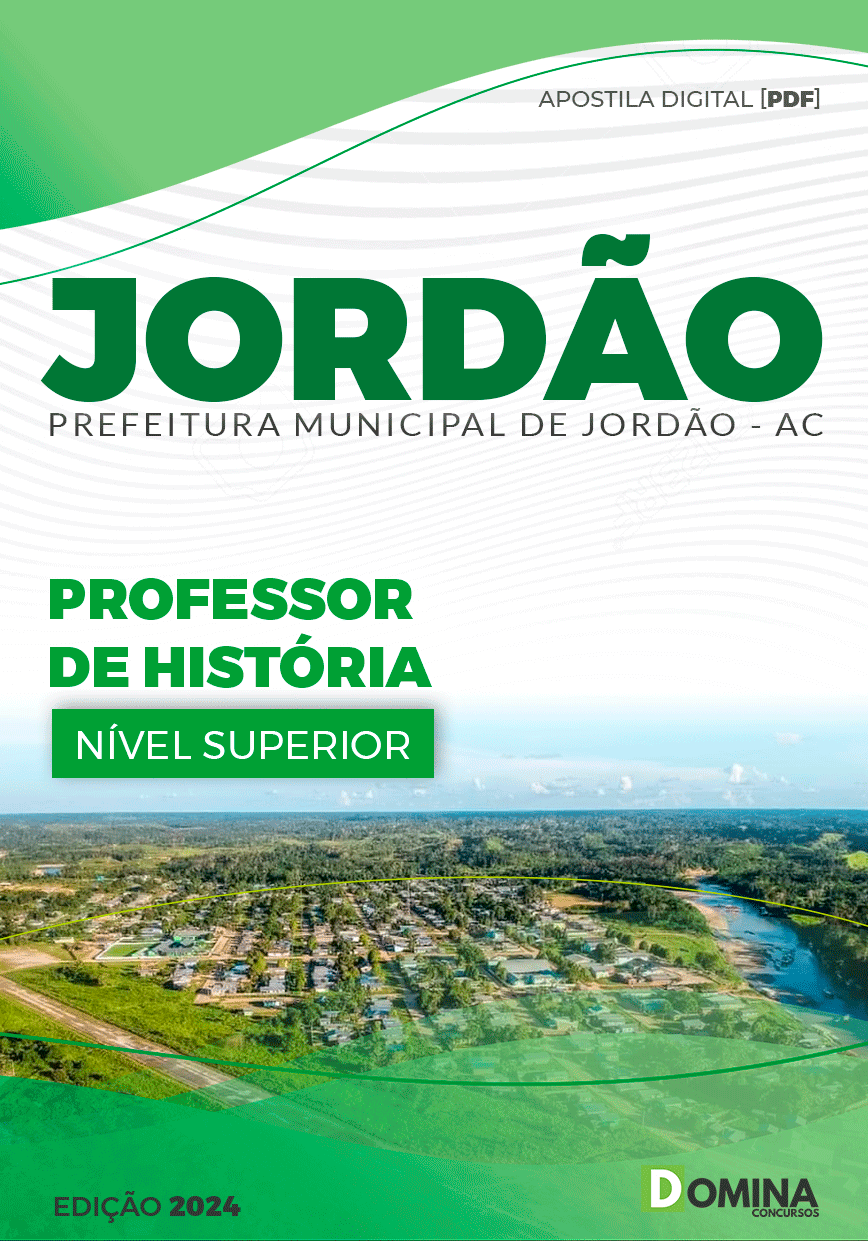 Apostila Pref Jordão AC 2024 Professor de História